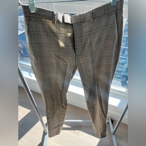 Top man plaid trousers